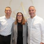 גילי שקד בעלי חברת סער שקד, דפנה הרלב מנכלית קבוצת אביב, ואופיר שריד, מנכל חברת מליסרון