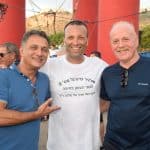 אבי גולדרייך עם יאיר מלכה ומיקי אקרמן צלם אבי בלומברג